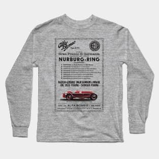 1935 German GP - Alfa Romeo Long Sleeve T-Shirt